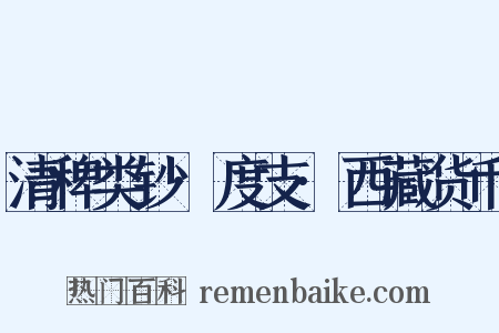清稗类钞·度支·西藏货币是什么意思的图片
